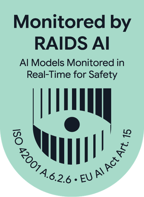 Monitored by RAIDS AI